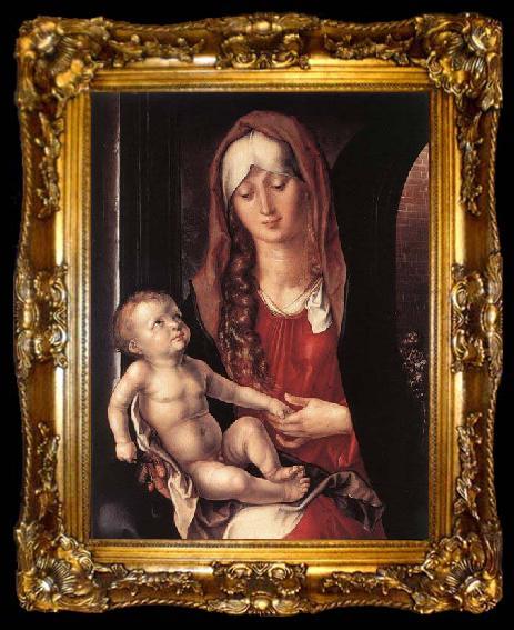 framed  Albrecht Durer Virgin and Child before an Archway, ta009-2